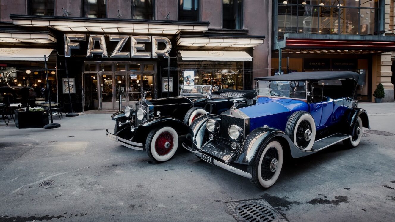 Rolls-Royce 20-Ghost Club Helsinki Hanko Fiskars kiertue Phantom 100 vuotta