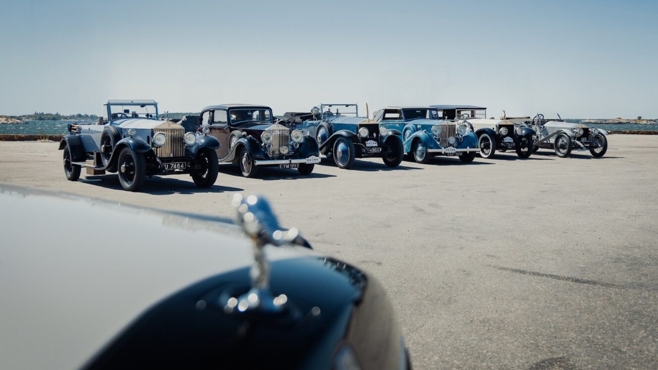 Rolls-Royce 20-Ghost Club Helsinki Hanko Fiskars kiertue Phantom 100 vuotta