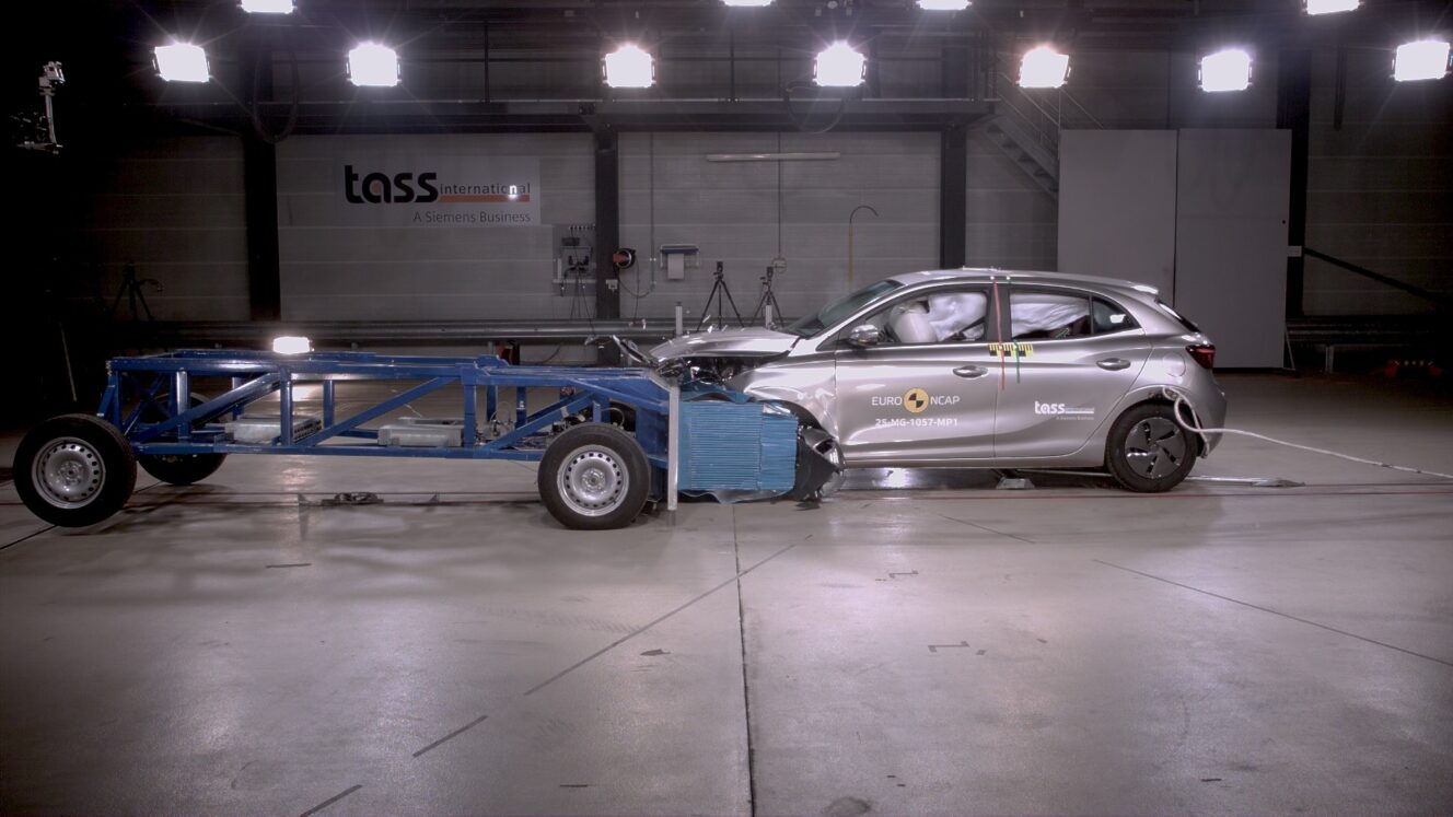MG 3 Euro NCAP takaisinkutsu