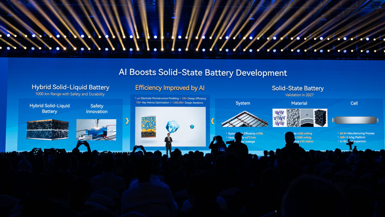 Chery kiinteän olomuodon akku solid state semi 