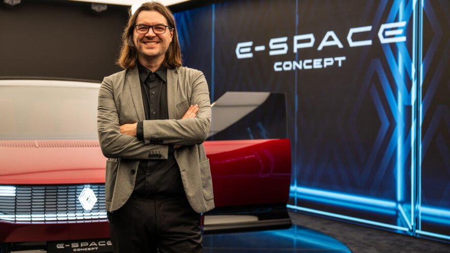 Renault E-space Espace konsepti sähköauto tila-auto