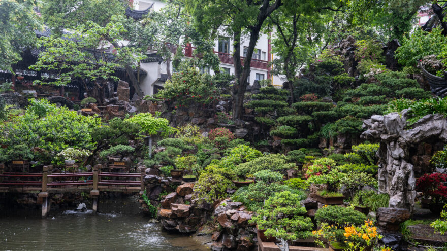 Shanghai Yu Garden Yuyuan Garden puutarha