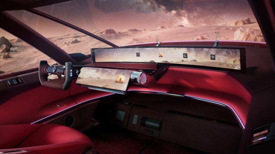 Renault E-space Espace konsepti sähköauto tila-auto